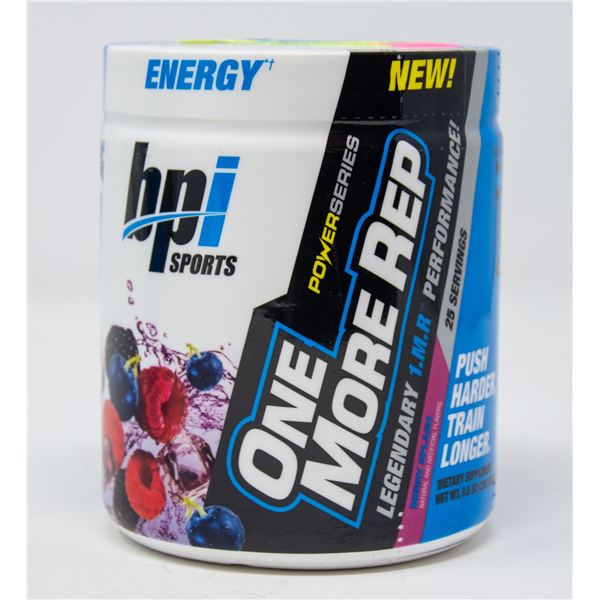 BPI SPORTS POWER SERIES ONE MORE REP PRE-WORKOUT
