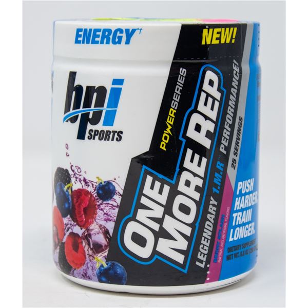 BPI SPORTS POWER SERIES ONE MORE REP PRE-WORKOUT