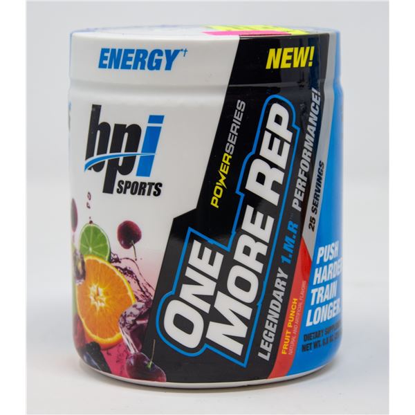 BPI SPORTS POWER SERIES ONE MORE REP PRE-WORKOUT