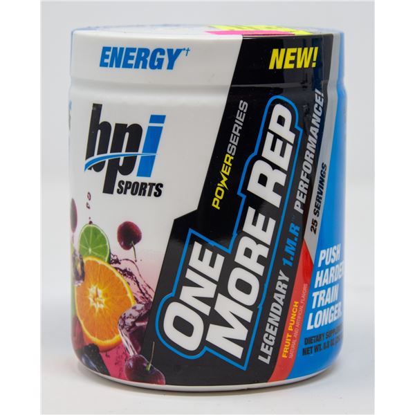 BPI SPORTS POWER SERIES ONE MORE REP PRE-WORKOUT