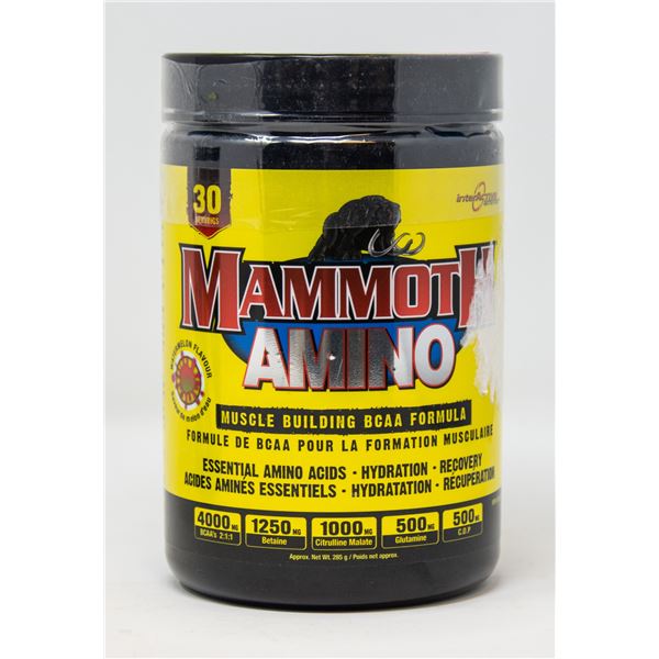MAMMOTH AMINO MUSCLE BUILDING BCAA FORMULA