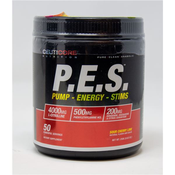 CEUTICORE P.E.S. PUMP-ENERGY-STIMS SOUR CHERRY