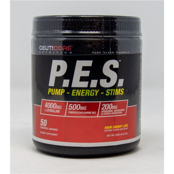 CEUTICORE P.E.S. PUMP-ENERGY-STIMS SOUR CHERRY