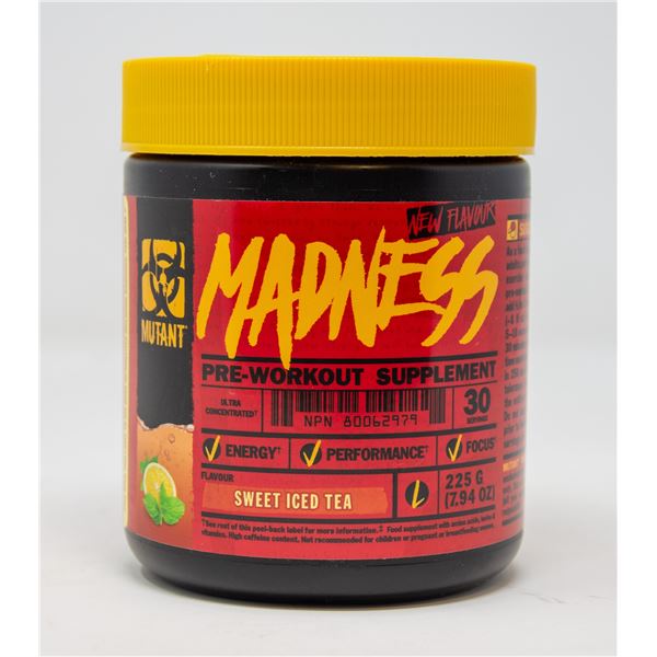MUTANT MADNESS PRE-WORKOUT SUPPLEMENT SWEET