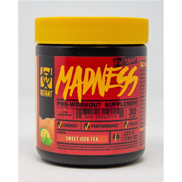 MUTANT MADNESS PRE-WORKOUT SUPPLEMENT SWEET