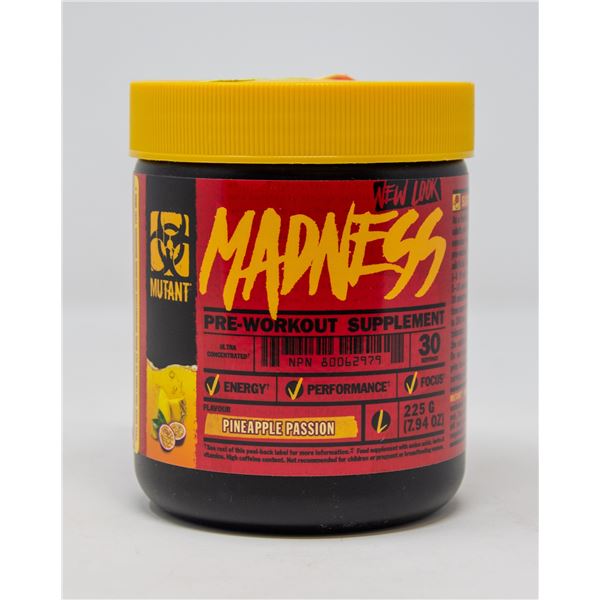 MUTANT MADNESS PRE-WORKOUT SUPPLEMENT PINEAPPLE