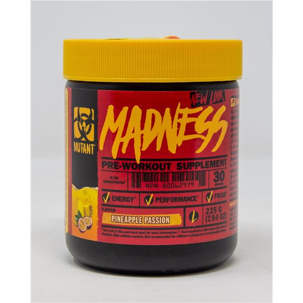 MUTANT MADNESS PRE-WORKOUT SUPPLEMENT PINEAPPLE