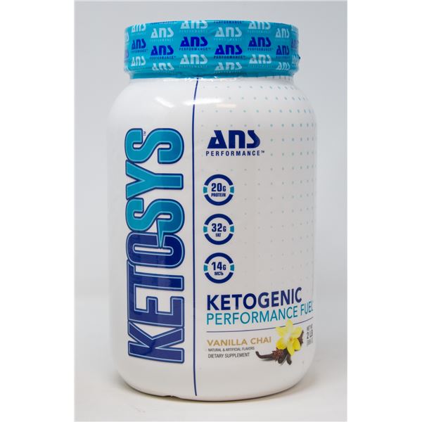 ANS KETOSYS KETOGENIC PERFORMANCE FUEL VANILLA