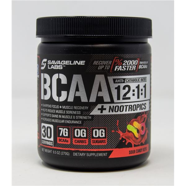 SAVAGE LINE-LABS BCAA+NOOTROPICS SOUR CANDY KEYS
