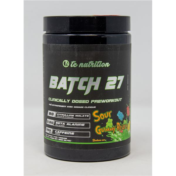 TC NUTRITION BATCH 27 CLINICALLY DOSED PRE-WORKOUT