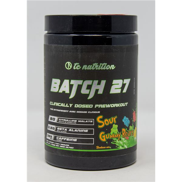 TC NUTRITION BATCH 27 CLINICALLY DOSED PRE-WORKOUT