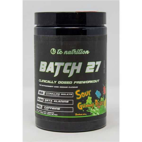 TC NUTRITION BATCH 27 CLINICALLY DOSED PRE-WORKOUT