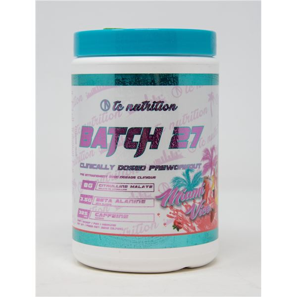 TC NUTRITION BATCH 27 CLINICALLY DOSED PRE-WORKOUT