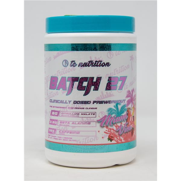 TC NUTRITION BATCH 27 CLINICALLY DOSED PRE-WORKOUT