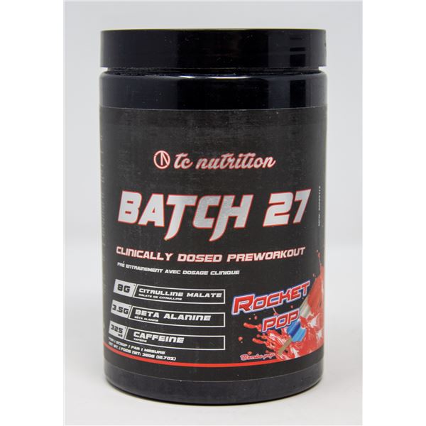 TC NUTRITION BATCH 27 CLINICALLY DOSED PRE-WORKOUT