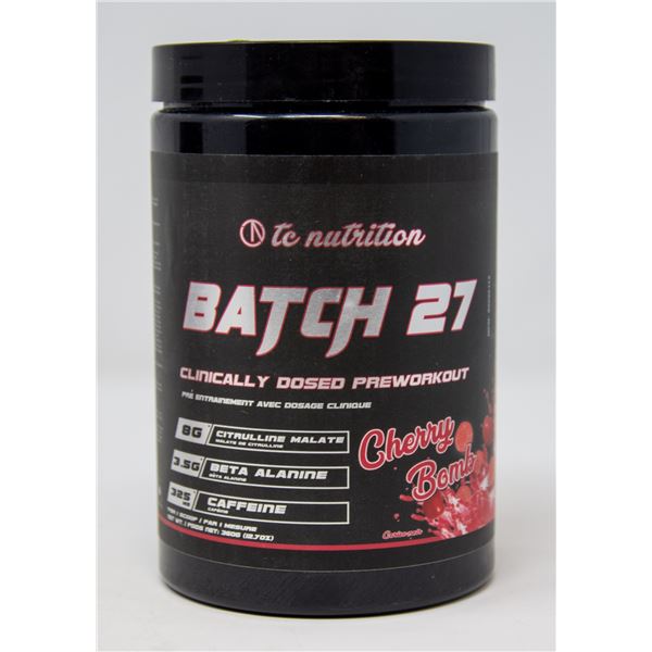 TC NUTRITION BATCH 27 CLINICALLY DOSED PRE-WORKOUT