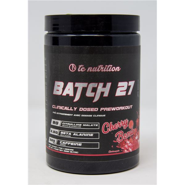 TC NUTRITION BATCH 27 CLINICALLY DOSED PRE-WORKOUT
