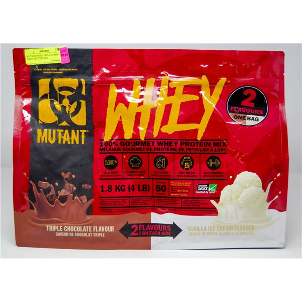 MUTANT WHEY 100% GOURMET WHEY PROTEIN MIX