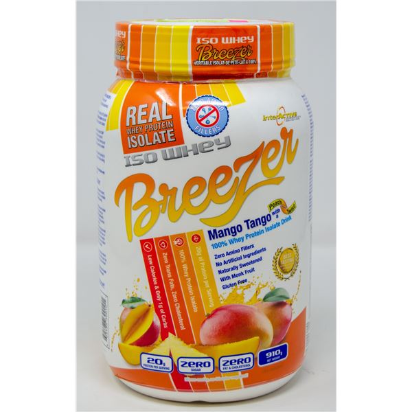 INTERACTIVE ISO WHEY BREEZER 100% WHEY PROTEIN