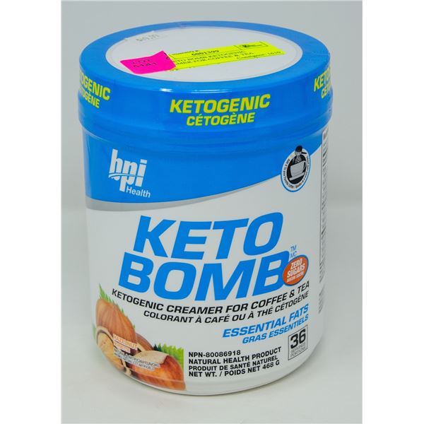 BPI KETO BOMB KETOGENIC CREAMER FOR COFFEE & TEA