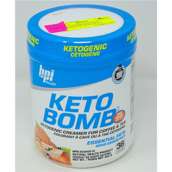 BPI KETO BOMB KETOGENIC CREAMER FOR COFFEE & TEA