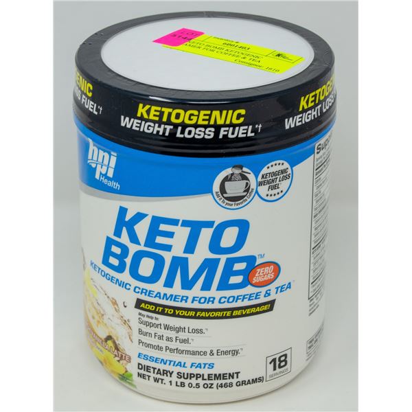 BPI KETO BOMB KETOGENIC CREAMER FOR COFFEE & TEA