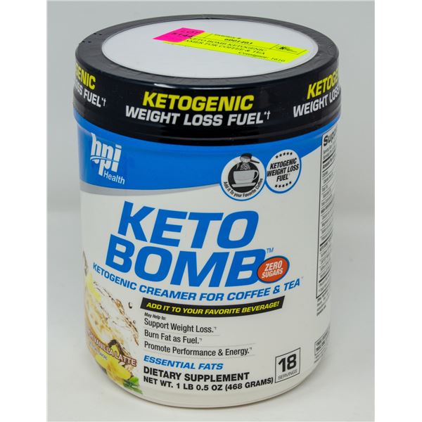 BPI KETO BOMB KETOGENIC CREAMER FOR COFFEE & TEA