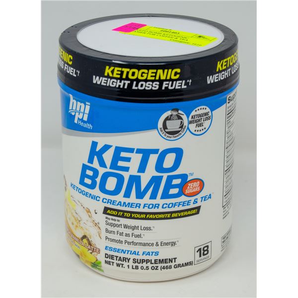 BPI KETO BOMB KETOGENIC CREAMER FOR COFFEE & TEA