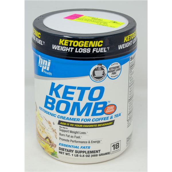 BPI KETO BOMB KETOGENIC CREAMER FOR COFFEE & TEA