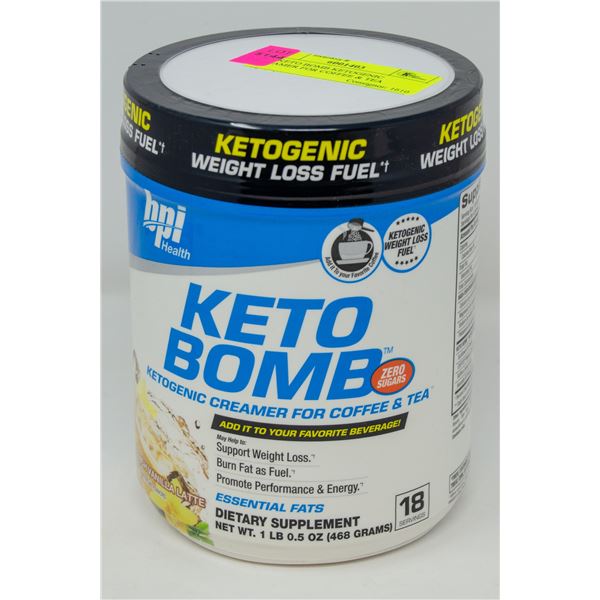 BPI KETO BOMB KETOGENIC CREAMER FOR COFFEE & TEA