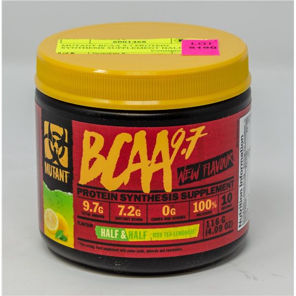 MUTANT BCAA 9.7 PROTEIN SYNTHESIS SUPPLEMENT HALF