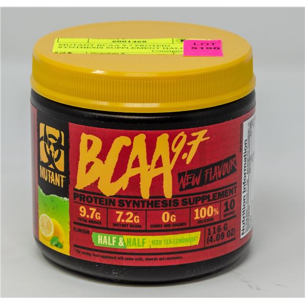 MUTANT BCAA 9.7 PROTEIN SYNTHESIS SUPPLEMENT 116G
