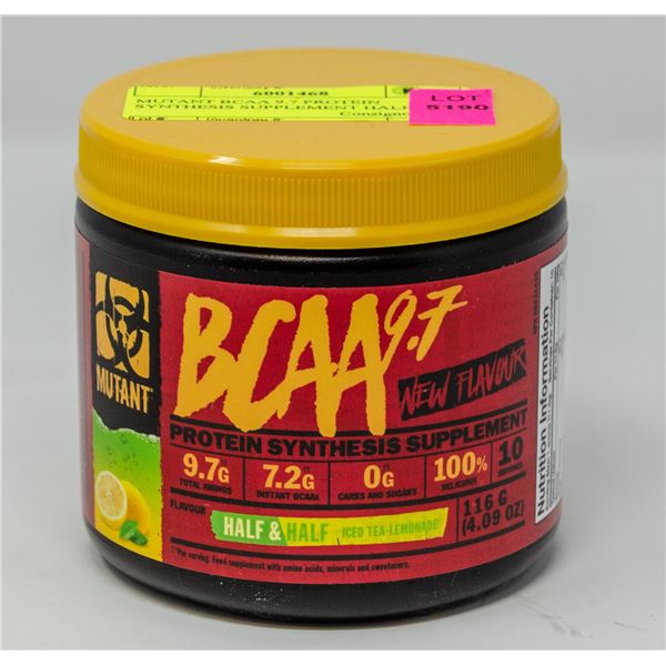 MUTANT BCAA 9.7 PROTEIN SYNTHESIS SUPPLEMENT 116G