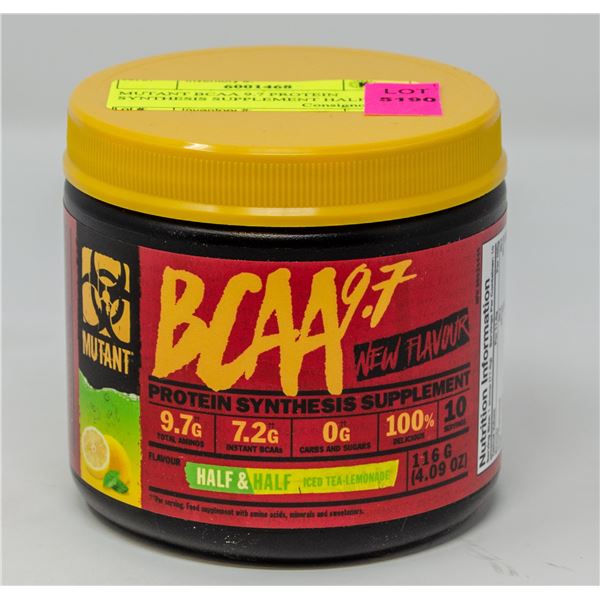 MUTANT BCAA 9.7 PROTEIN SYNTHESIS SUPPLEMENT HALF