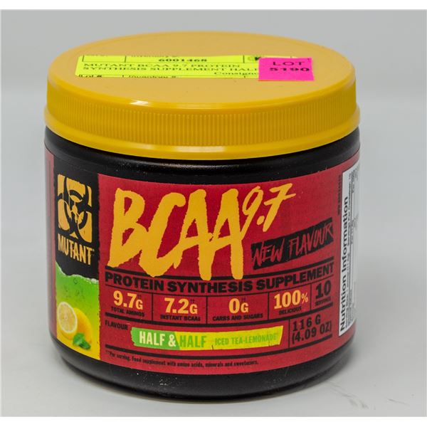 MUTANT BCAA 9.7 PROTEIN SYNTHESIS SUPPLEMENT HALF