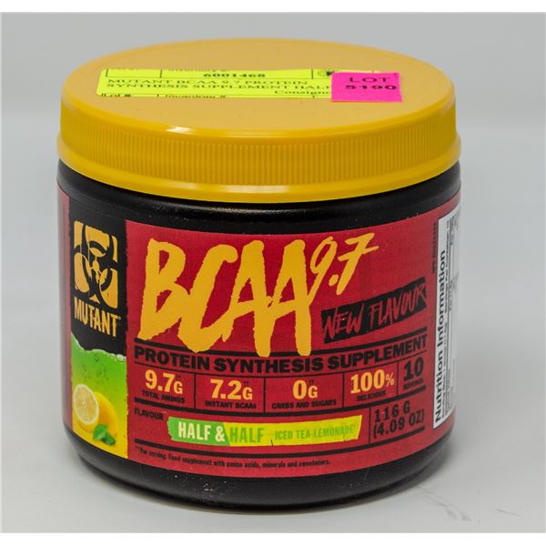 MUTANT BCAA 9.7 PROTEIN SYNTHESIS SUPPLEMENT HALF