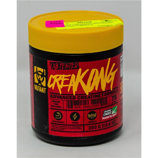 MUTANT CREAKONG ADVANCED CREATINE FORMULA