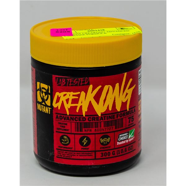 MUTANT CREAKONG ADVANCED CREATINE FORMULA