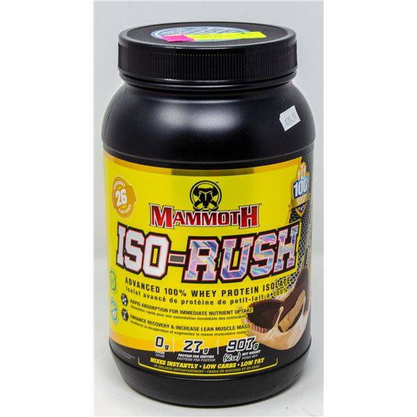 MAMMOTH ISO-RUSH ADVANCED 100% WHEY PROTEIN