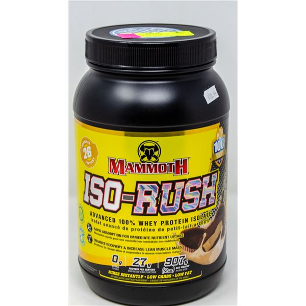 MAMMOTH ISO-RUSH ADVANCED 100% WHEY PROTEIN