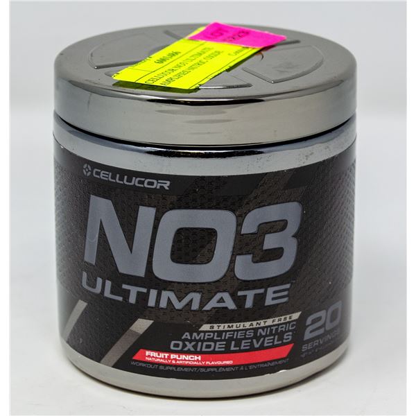 CELLUCOR NO3 ULTIMATE AMPLIFIES NITRIC OXIDE
