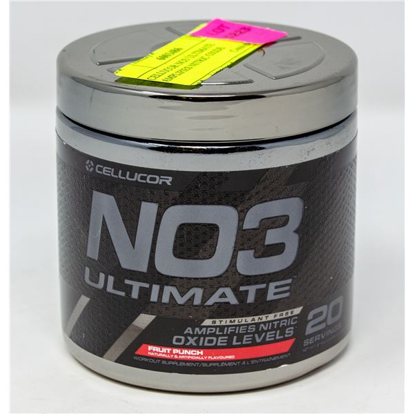 CELLUCOR NO3 ULTIMATE AMPLIFIES NITRIC OXIDE