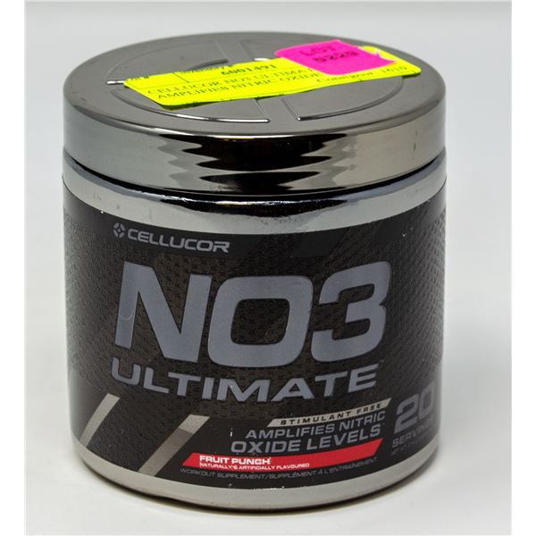 CELLUCOR NO3 ULTIMATE AMPLIFIES NITRIC OXIDE
