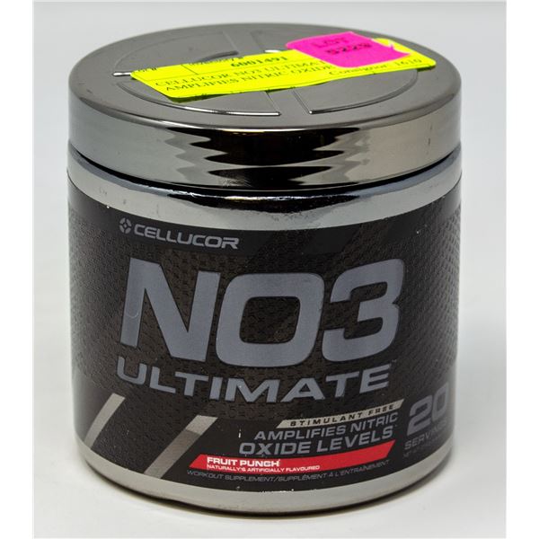CELLUCOR NO3 ULTIMATE AMPLIFIES NITRIC OXIDE