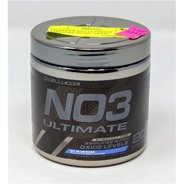 CELLUCOR NO3 ULTIMATE AMPLIFIES NITRIC OXIDE