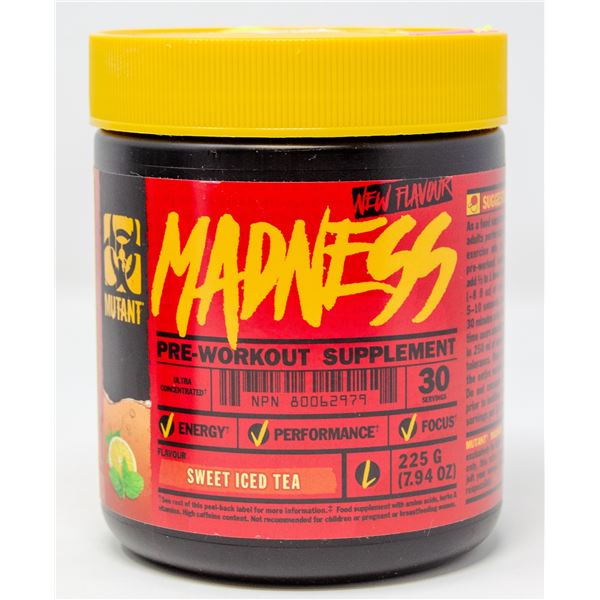 MUTANT MADNESS PRE-WORKOUT SUPPLEMENT SWEET