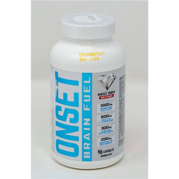 PERFECT SPORTS ONSET BRAIN FUEL 96 CAPSULES