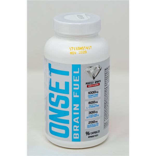 PERFECT SPORTS ONSET BRAIN FUEL 96 CAPSULES