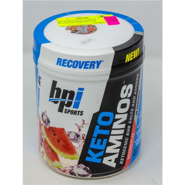 BPI SPORTS KETO AMINOS KETOGENIC BHB SALTS &