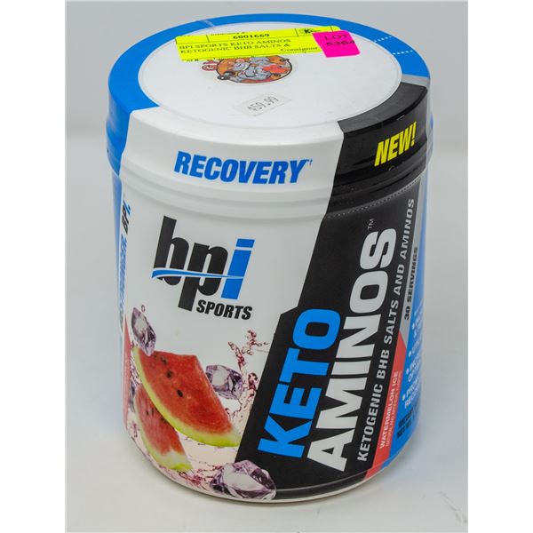 BPI SPORTS KETO AMINOS KETOGENIC BHB SALTS &